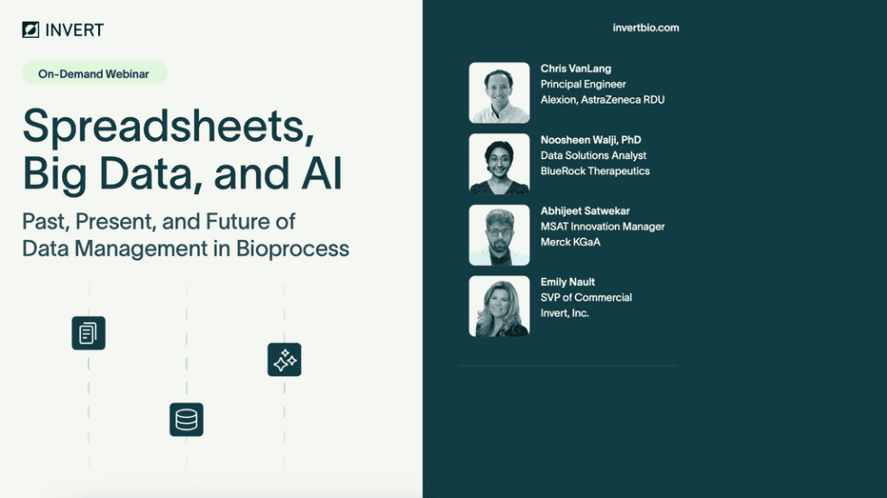 On-Demand Webinar: The Future of Data in Bioprocessing